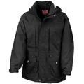 Result Mens Multi-Function Winter Jacket (3XL) (Black/ Black)