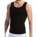 Farmacell 417 (Black, XXL) Men's Tummy Control Body Shaping Vest – Tank Top Slimming Vest – Compression Men’s Undershirts – Men’s Body Shaper Slimming Vest