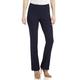 Rekucci Women's Ease into Comfort Fit Barely Boot Leg Stretch Trousers (22, Navy)