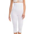 Farmacell 323 (White, XXL) Women's high-Waisted Push-up Anti-Cellulite Control Capri Leggings