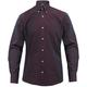 Relco Men's Burgundy Tonic Two Tone Longsleeve Button Down 100% Cotton Shirt Large