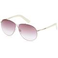 Tom Ford Sunglasses FT0374_28G (61 mm) Plateado, 61