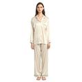 Ladies' Pure Silk Pyjamas for Women Nude (L(14-16))