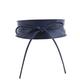 FASHIONGEN - Woman Italian leather Obi belt, CASSIANE - Navy blue, L-XL