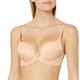 Gossard Women's 7705 Superboost Underwired Lace Plunge T-Shirt Bra, Beige, 36 D