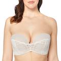 Wonderbra Women's Refined Glamour Ultimate Strapless Everyday Bra, Ivory, 30F UK