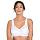Miss Mary of Sweden Broderie Anglaise Women's Non-Wired Comfort Cotton Bra Gift for her, Gift for Women White