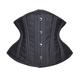 SHAPERX Women's Waist Trainer Corset Heavy Duty Double Steel Boned Cincher Tummy Control Body Shaper for Weight Loss, UK-DT70930-Black-S