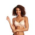 Maidenform Women's Comfort Devotion No-Wire Embellished Demi with Lift Bra, Peach Swirl Print, 34A