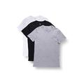 Diesel Men's UMTEE-JAKETHREEPACK T-shirt, Multicolour (Black/White/Grey 01-0Aalw), S, Pack of 3