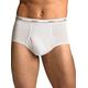 Hanes Men`s Tagless No Ride Up Briefs with Comfort Flex Waistband 8-Pack White