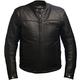 Skintan Mens CE Armoured Leather Motorbike Jacket UK 40 Black