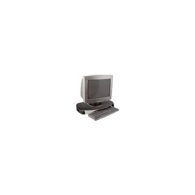 Kantek MS280B CRT/LCD Stand with Keyboard Storage - Black