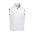 CqC Mens Softshell Gilet. Microfleece Lined- Waterproof 3000mm- Zipped Pockets- 7 Colours-S-5XL (XL, White)