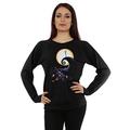 Disney Women's Nightmare Before Christmas Cemetery Sweatshirt X-Small Black