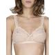 Maison Lejaby 13843-247 Women's Gaby Pink with Lace Non-Wired Non-Padded Soft Cup Bra 36C UK (95 FR)