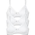 Naturana Pack of 3 Non-Wired Soft Bras 5220 42 White C