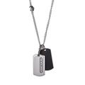 Diesel Necklace for Men , 60cm+5cm Silver Stainless Steel Necklace, DX0954040