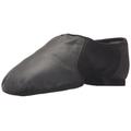Bloch Dance Women's Neo-Flex Leather and Neoprene Slip On Split Sole Jazz Shoe, Black, 9.5 Medium