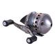 Zebco Delta Spincast Fishing Reel, 5 Bearings (4 + Clutch), Instant Anti-Reverse with Dial-Adjustable Drag, All-Metal Gears, Clam Packaging,Silver