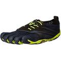 Vibram FiveFingers Men's V Running Shoes, Multicoloured (Black/Yellow), 9.5 10 US (43 EU)