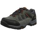 Hi-Tec Men's BANDERRA II LOW WP WIDE Rise Hiking Boots, Grey (Charcoal/Graphite/Burnt Orange 51), 7 (41 EU)