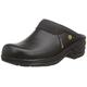 Sanita San Pro Light SB Certified ESD Safety Work Clog | Original Handmade | Comfortable Leather Mule Clog, Size: 6.5 UK, Black