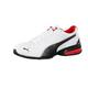 Puma Men Tazon 6 Fm Road Running Shoes, Puma White-Puma Black-Puma Silver, 13 UK