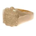 Liverpool F.C. 9ct Gold Crest Ring Small Official Merchandise