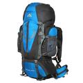 HWJIANFENG Backpack for Outdoor Sports Hiking Traveling Trekking Camping Waterproof Mountaineering Ultralarge Capacity Internal Frame Men Women 80L+5L Blue