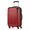 HAUPTSTADTKOFFER - Alex - Carry on luggage On-Board Suitcase Bag Hardside Spinner Trolley 4 Wheel Expandable, 55cm, red