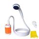 Portable Shower Electric Shower Camping Shower Built-in 4800mAH Rechargeable Battery Power Shower for Indoor or Outdoor Personal Showering Car Washing Pet bathing Plants Watering