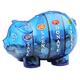 Money Savvy Pig Piggy Bank - Money Box for Kids (BLUE)