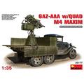 Miniart 1:35 Scale GAZ-AAA w/Quad M-4 Maxim Plastic Model Kit