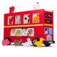 Bigjigs Toys Educational Wooden Red Bus Sorter