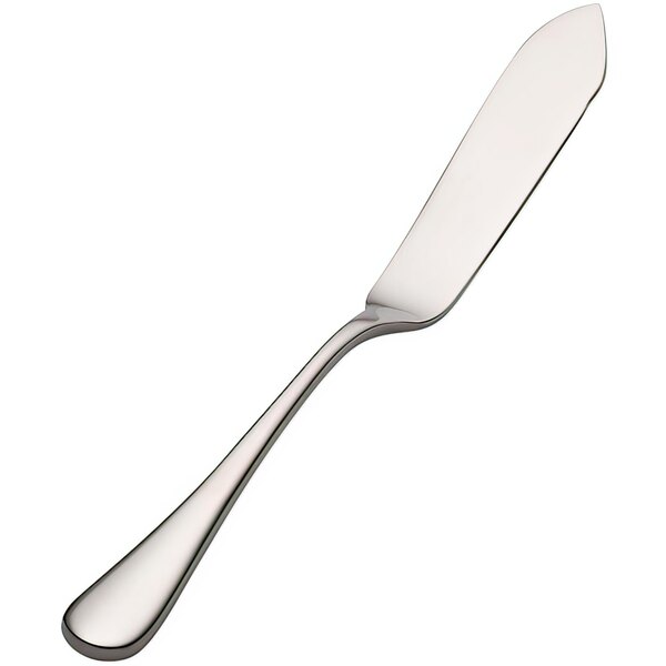 Bon Chef S4010 Como 6 3/4" 13/0 Stainless Steel Extra Heavy Butter Knife - 12/Case