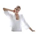 Calla Victorian 100% Cotton Lawn Bedjacket XS - XL White Nightwear (M)