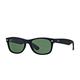 Ray-Ban Black Rubber Green Classic G-15 55mm Rb2132 622 55 New Wayfarer Sunglasses