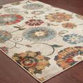 White 22 x 0.39 in Indoor Area Rug - Winston Porter Marceau Floral Area Rug | 22 W x 0.39 D in | Wayfair WNPR4130 39840718