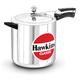 Hawkins Classic CL12 12 L Aluminum Pressure Cooker, Medium, Silver