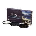 Hoya Digital Filter Kit (46mm) inklusiv Cirkular Polfilter/ND-Filter (NDx8)/HMC-C, UV-Filter schwarz
