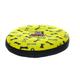 Tuffy's Ultimate Hundespielzeug Frisbee, Knochenmotiv, gelb