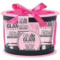 Gloss! Oval Bad-Geschenk-Glanz und Glamour, pink Geschenk-Box - Bade-Geschenk