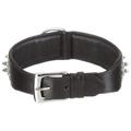 Nobby 78490-05 Leder Hundehalsband DELGADO L: 65 cm, B: 50 mm schwarz