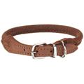 Karlie Halsband Buffalo aus Leder, rund, Länge 32 cm, Breite 6 mm