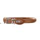 Hunter Hundehalsband Round & Soft Elk Petit, Elchleder, 37/6, cognac