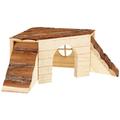 Kerbl Nagerhaus mit Rampen NATURE 34 x 34 x 15 cm, ohne Rampen 25 x 25 x 15 cm