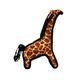 Tuffy Company of Animals TTGI Junior Giraffe Hundespielzeug
