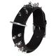 Unbekannt Bobby Rock Attitude schwarz Nieten Designer Halsband 60 cm/61 cm