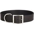 Ferplast 75225017 Hundehalsband Natural C40/69, aus Leder, Breite: 4,0 cm, Halsumfang: 61-69 cm, schwarz